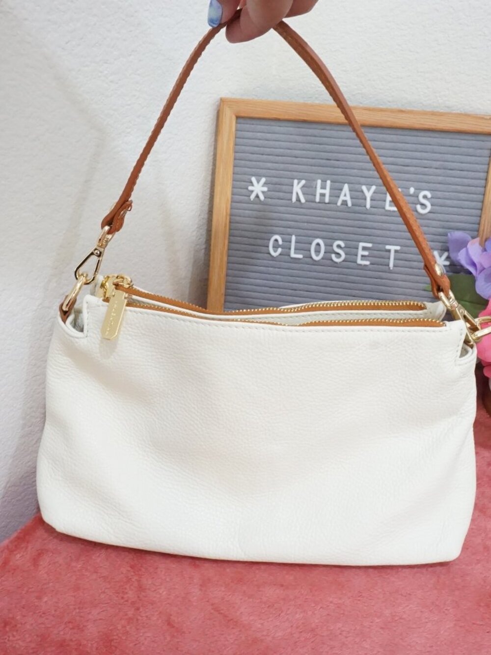 🔹️FINAL SALE🔹️ Valentina Italian Leather Shoulder Bag